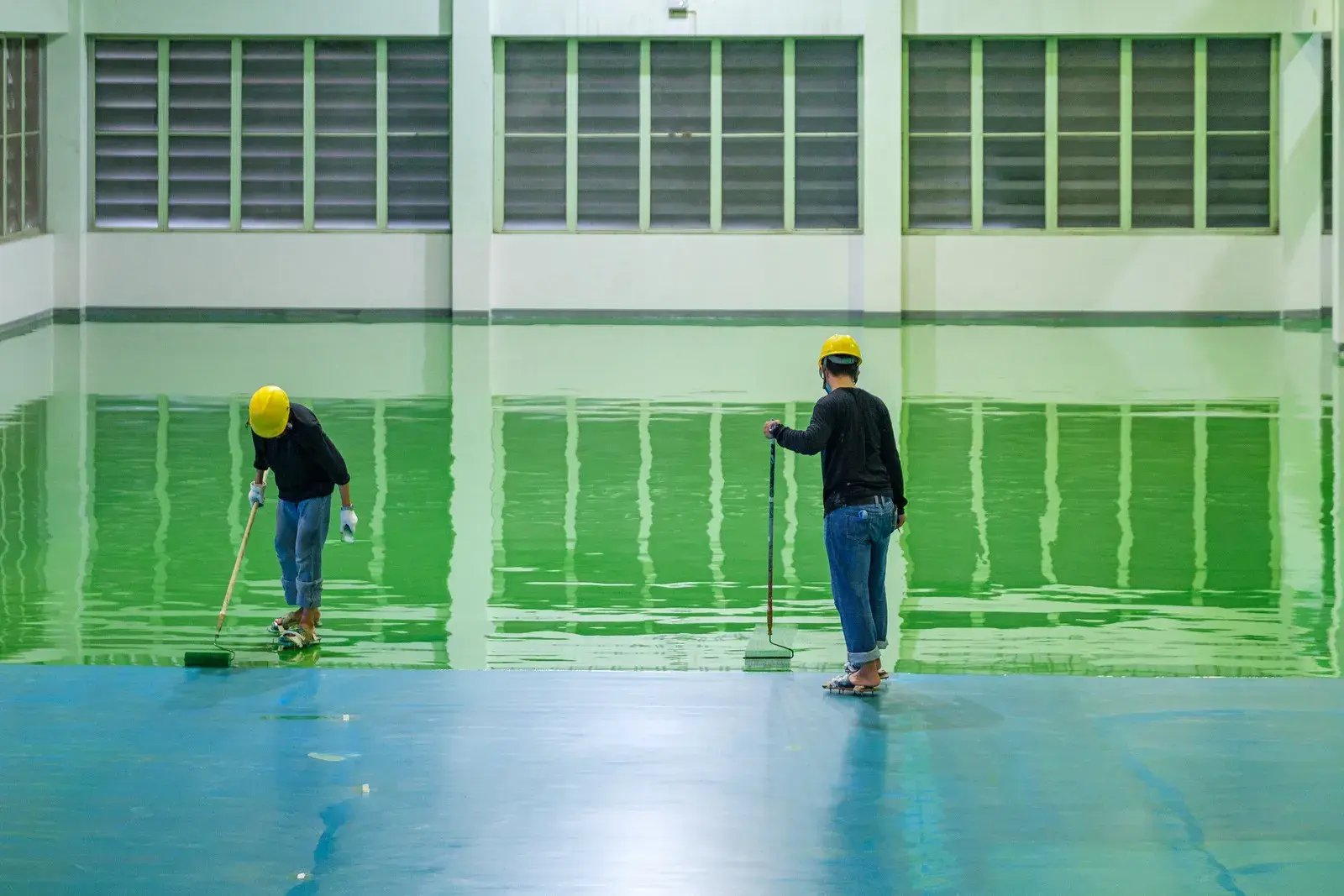 industrial resin flooring in Birmingham
